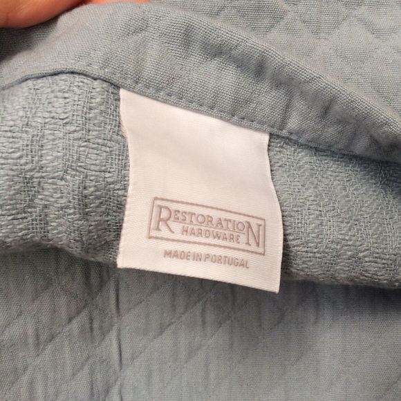 RESTORATION HARDWARE KING PILLOW SHAM PACIFIC - Picture 8 of 11